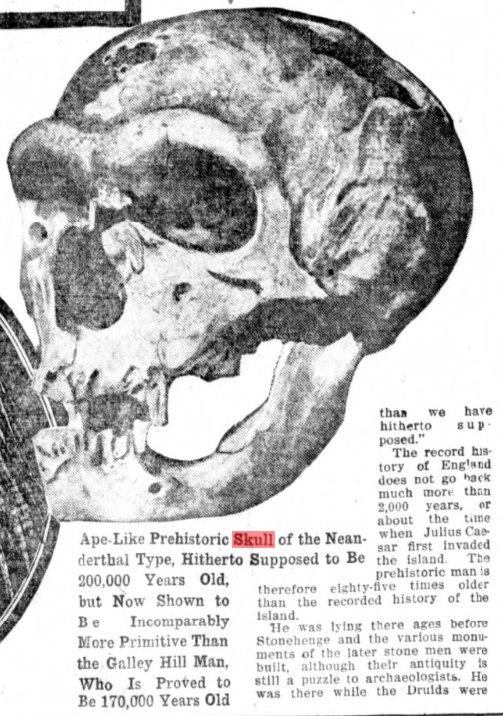 Unearthing the Galley Hill Man