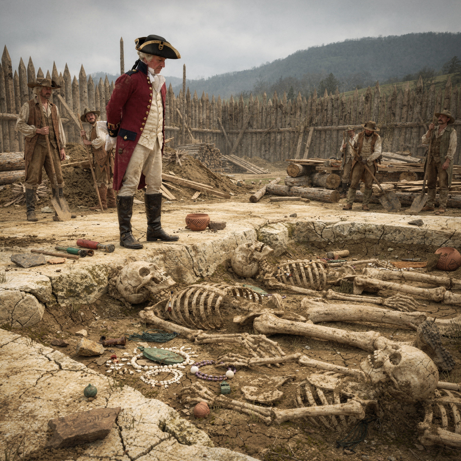 George Washington's Giant Skeletons: A Colonial Discovery at Fort Loudoun Virginia!