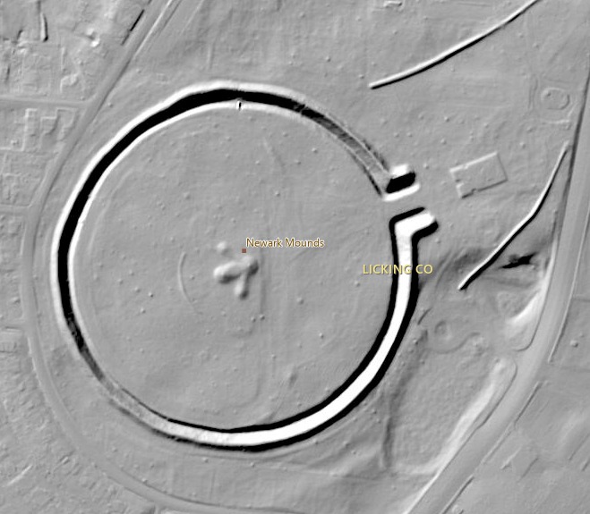Newark's Lunar Giants: The Octagon and Circle Earthworks