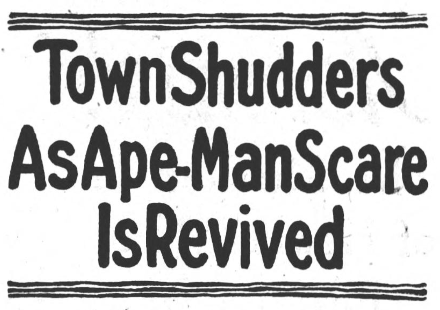 Pioneer-era Sasquatch Reports